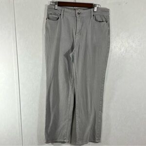 Coldwater Creek Gray Straight Leg Pants Stretch